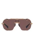 Balmain Eyewear Colonel sunglasses - Gold