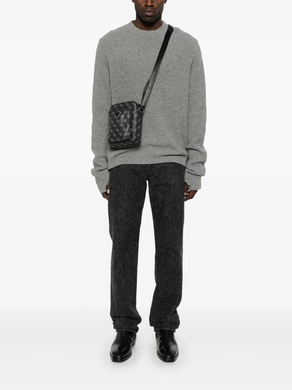 GUESS USA monogram messenger bag | Image 2