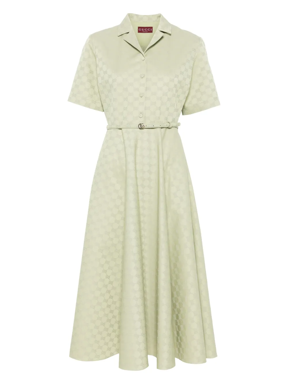 GG-jacquard midi dress