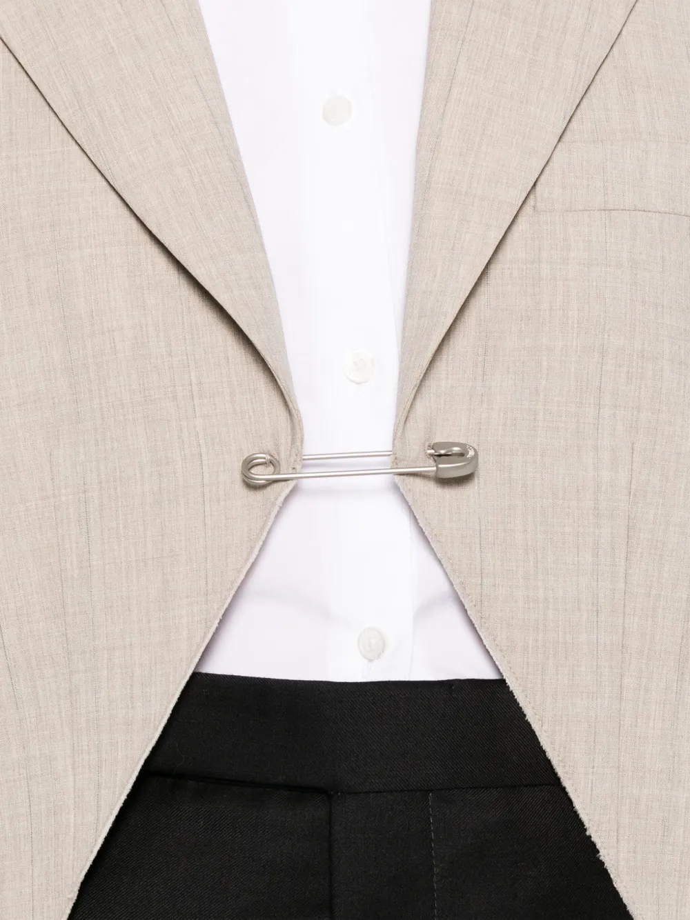 Moschino Wollen blazer Beige