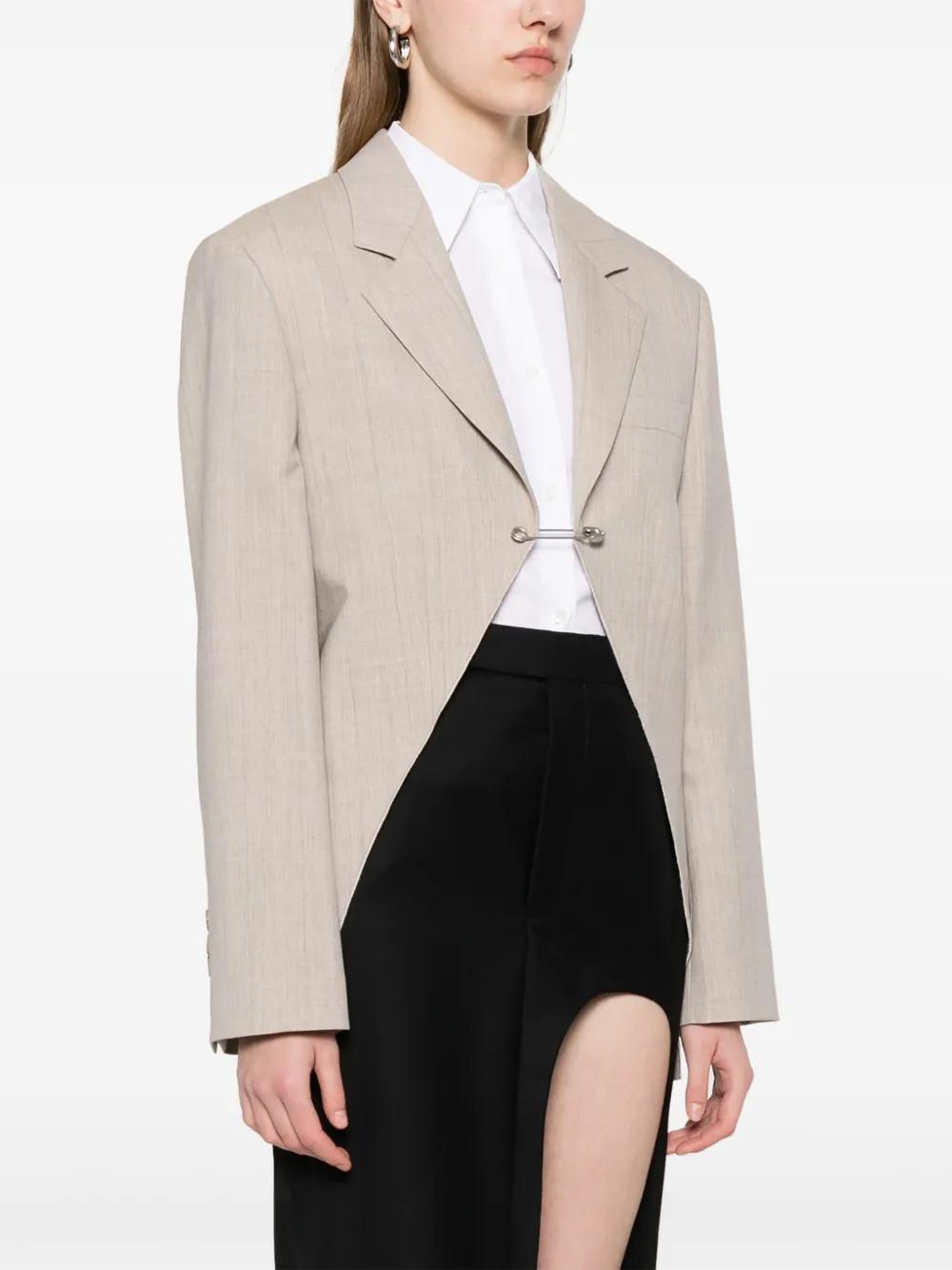 Moschino Wollen blazer Beige