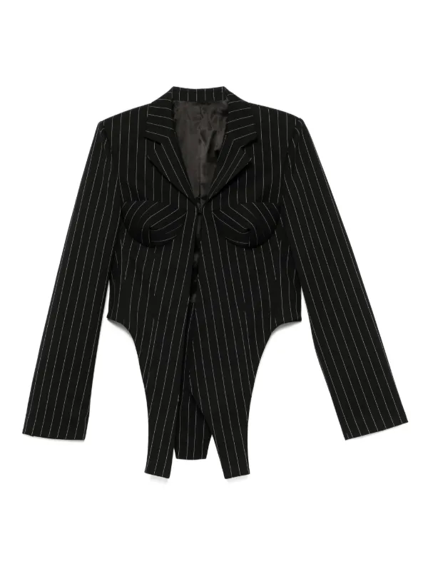 Jean Paul Gaultier コルセット ジャケット | ブラック | FARFETCH JP