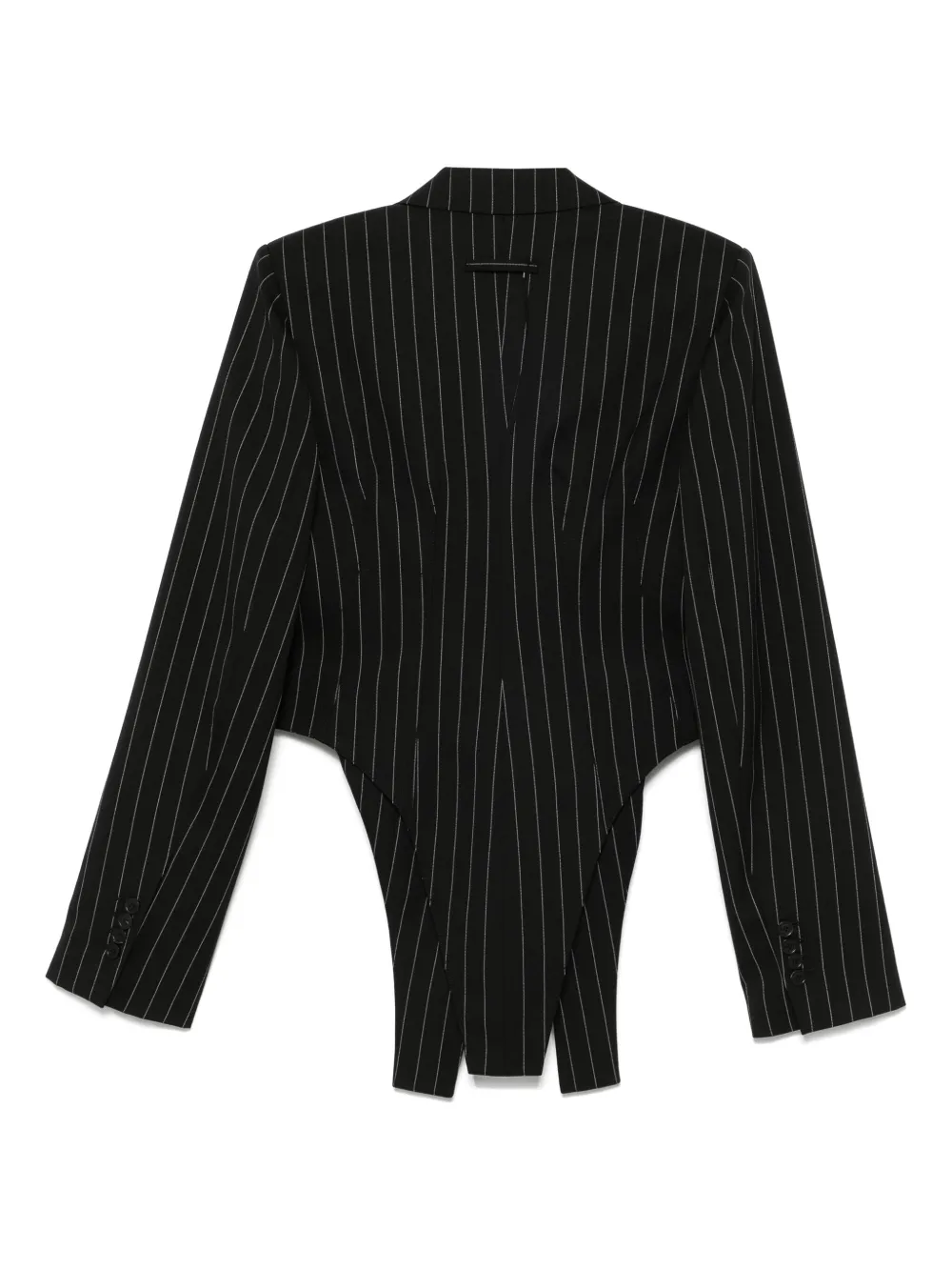 Jean Paul Gaultier Blazer met korset Zwart