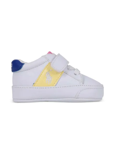POLO RALPH LAUREN KIDS logo-embroidered sneakers