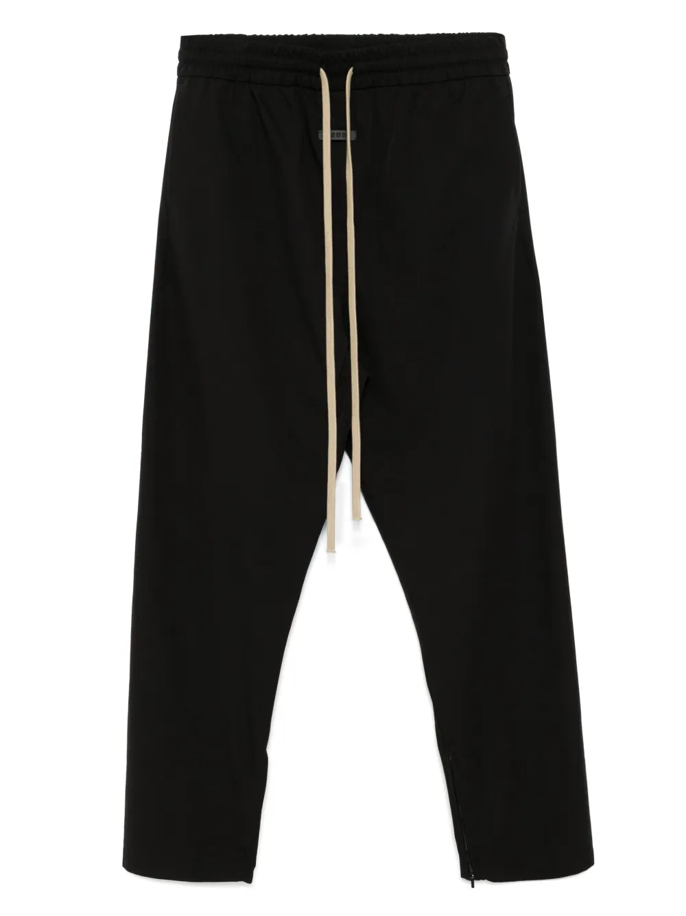 Fear Of God logo patch track pants | Black | Image 1