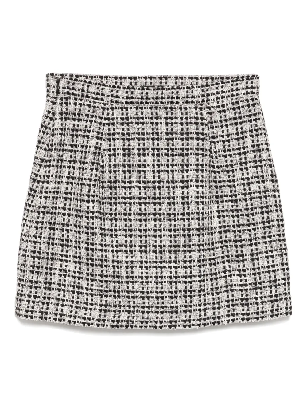 Kimhekim Tweed mini-rok - Zwart