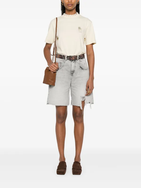 ショートパンツ ICON DENIM Women Shorts  Burmudas LEAGR1007 Grey ICON DENIM Lea Shorts | Grey | FARFETCH