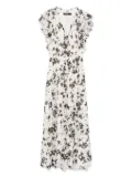 Lauren Ralph Lauren floral-print georgette maxi dress - Neutrals