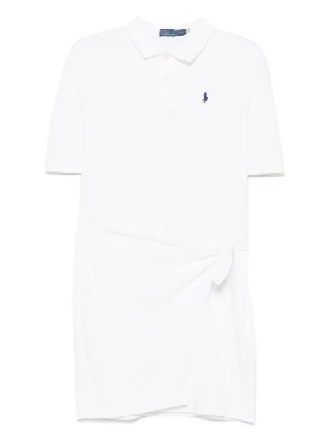 Polo Ralph Lauren draped-panel mini dress