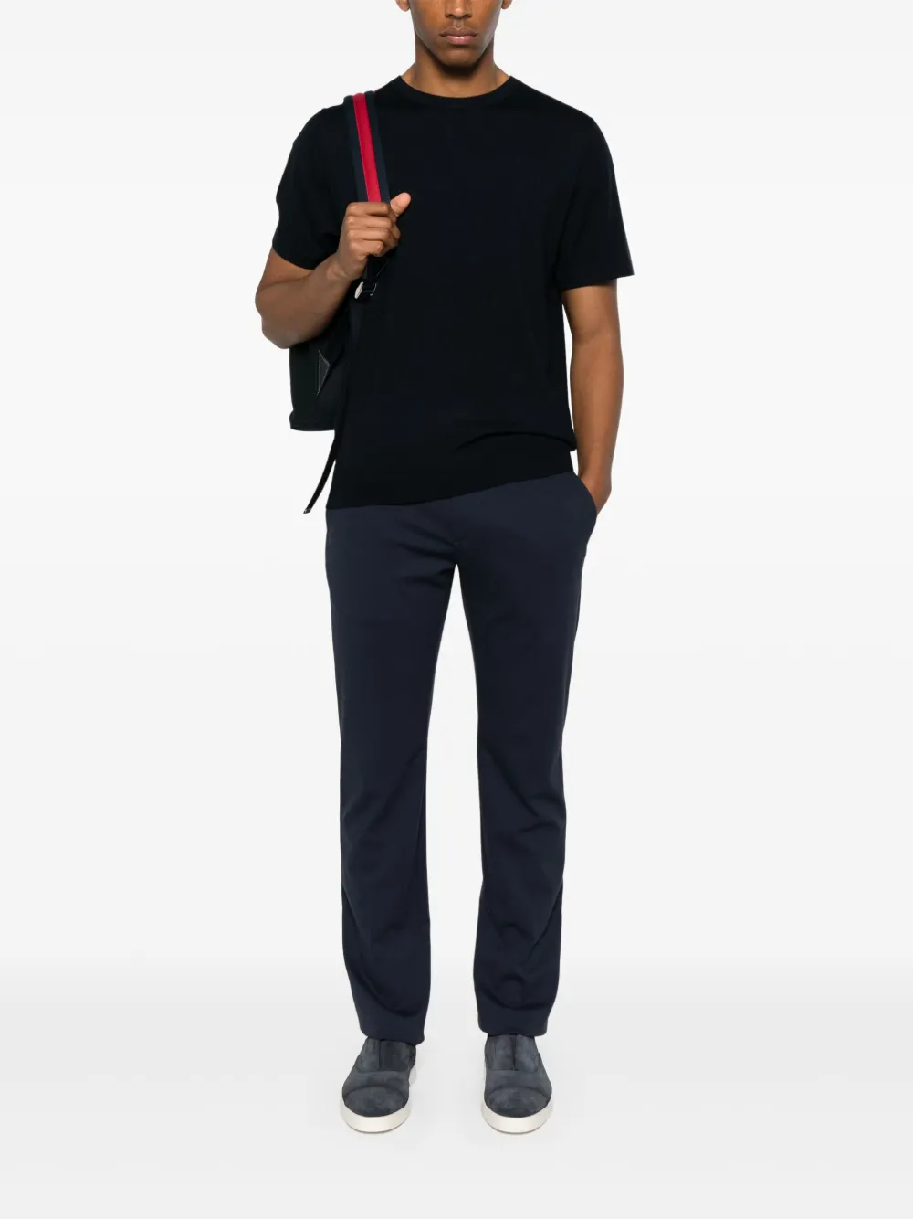 DONDUP cotton trousers - Blauw