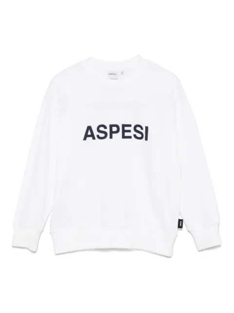 Aspesi Kids logo-print sweatshirt