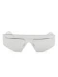 Prada Eyewear oversized shield sunglasses - Silver
