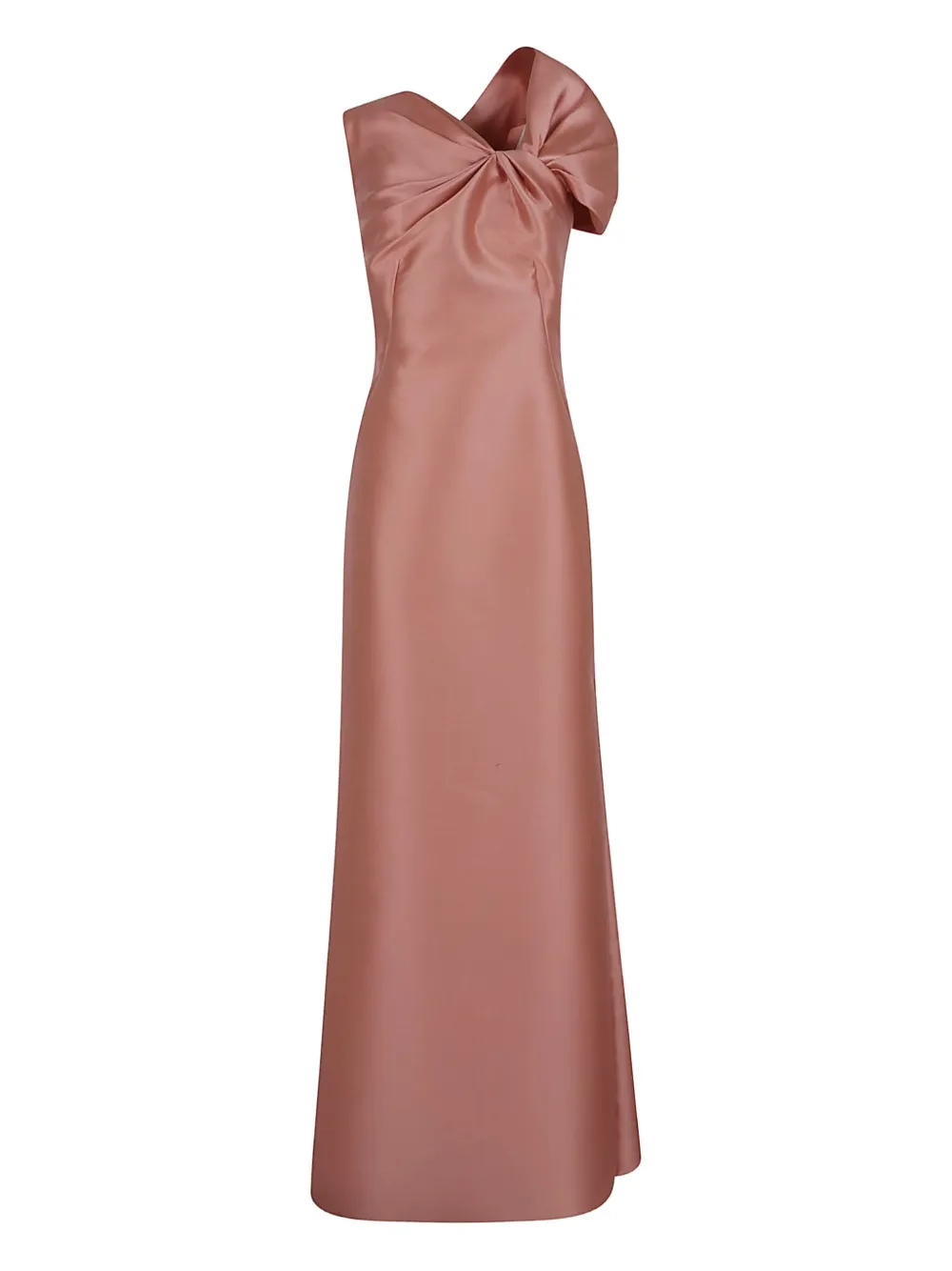 Alberta Ferretti asymmetric-shoulder gown | Pink | Image 1
