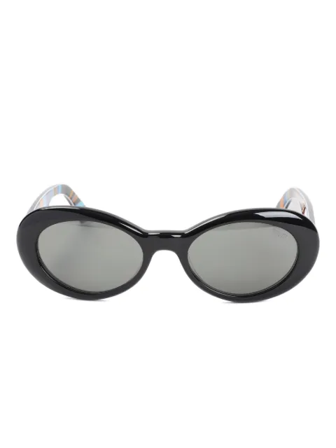 PUCCI lentes de sol con armazón ovalada
