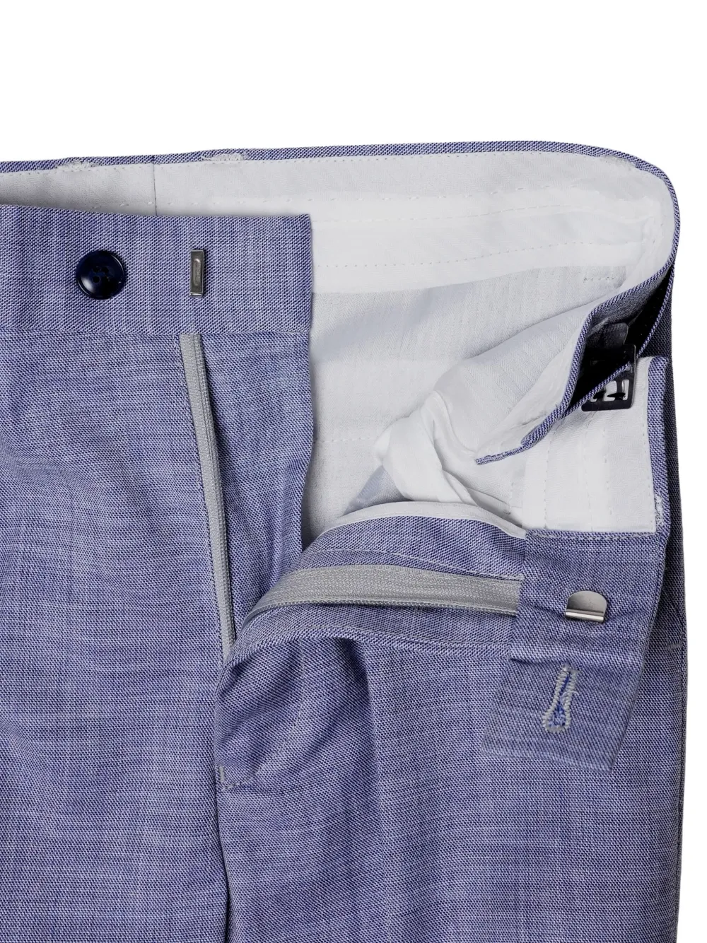 Shop Romano Twill Suit (set Of Three) In Blue