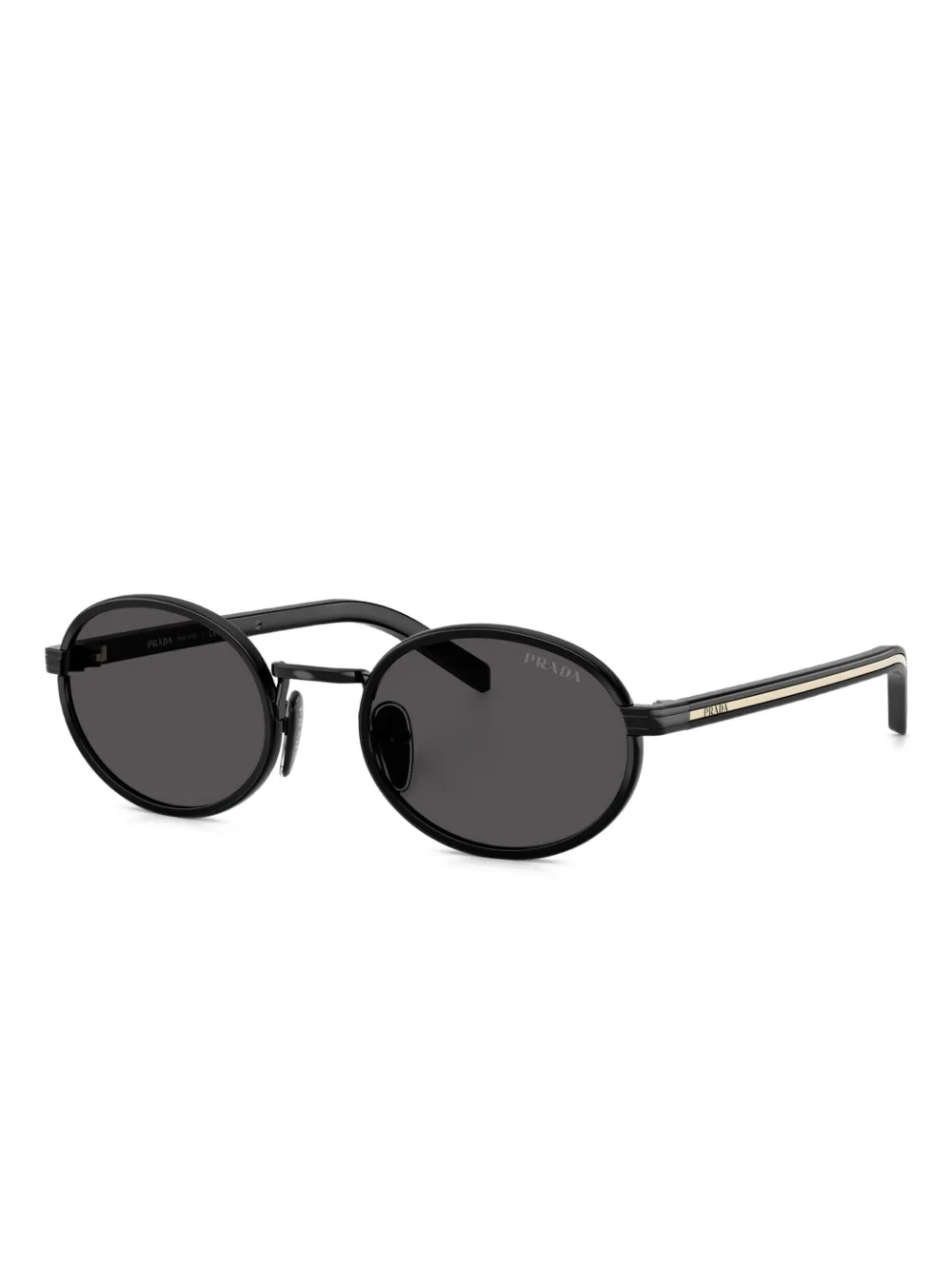 Prada Eyewear logo-engraved sunglasses - Zwart