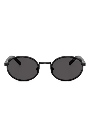 Prada Eyewear ラウンドフレーム サングラス | ピンク | FARFETCH JP