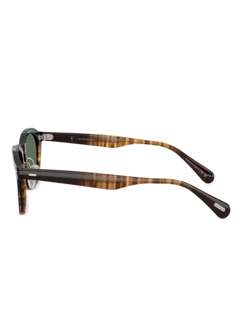 Oliver Peoples Zonnebril met vierkant montuur Zwart
