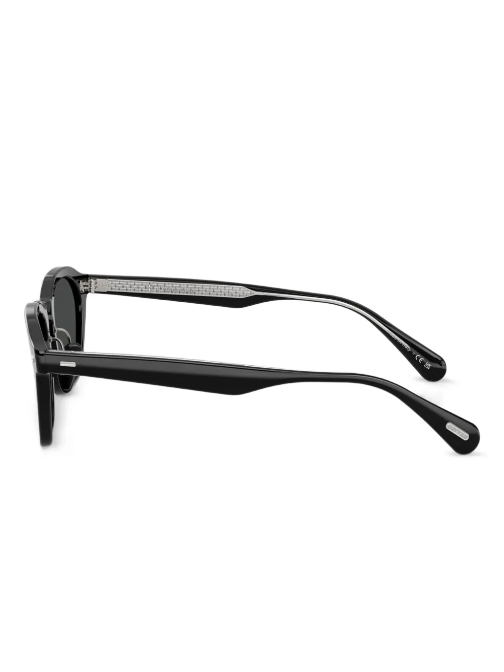 Oliver Peoples Zonnebril met vierkant montuur Zwart