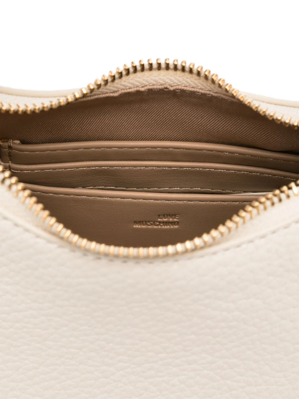 Love Moschino Crossbodytas met logo Beige