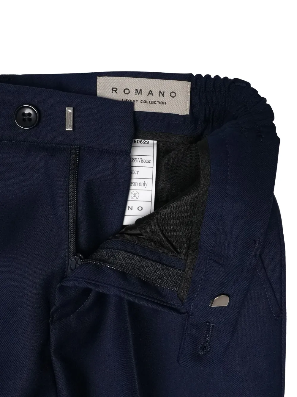 Shop Romano Satin-trim Suit (set Of Three) In Blue