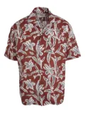 Altea Bart floral-print short-sleeve shirt - Orange