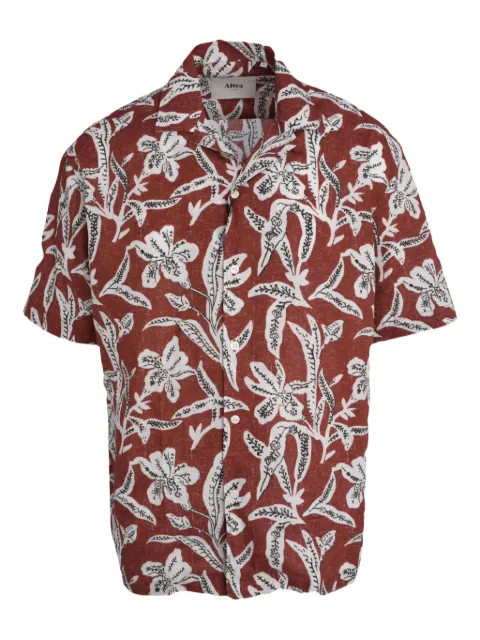 Altea Bart floral-print short-sleeve shirt