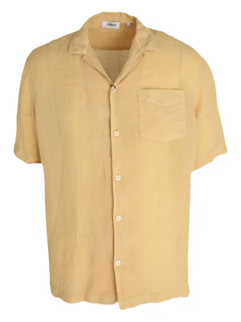 Altea Bart short-sleeve linen shirt