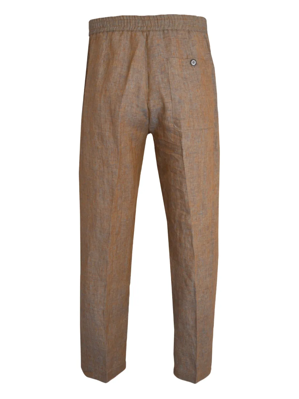 Altea elasticated-waist linen trousers Bruin