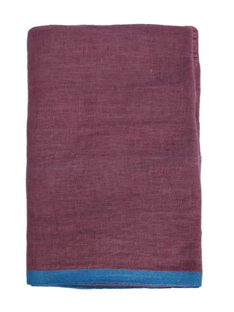 Altea border-detail linen scarf