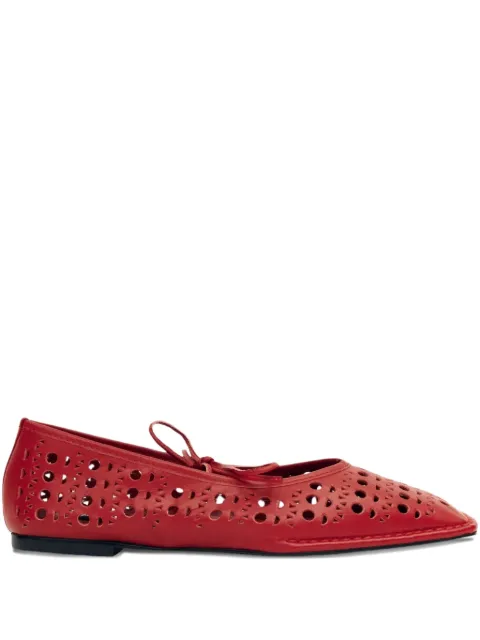 ALOHAS Sway Slit leather ballet flats
