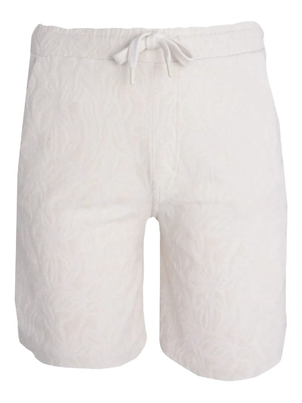Altea textured drawstring shorts Wit