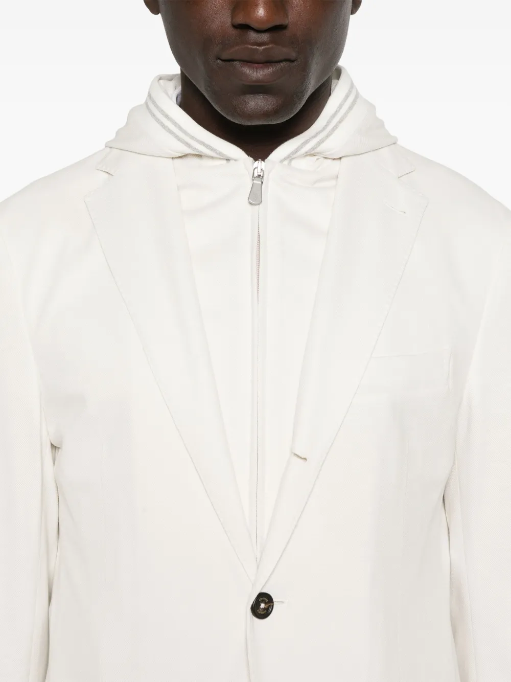 Eleventy Blazer met gelaagd effect Beige