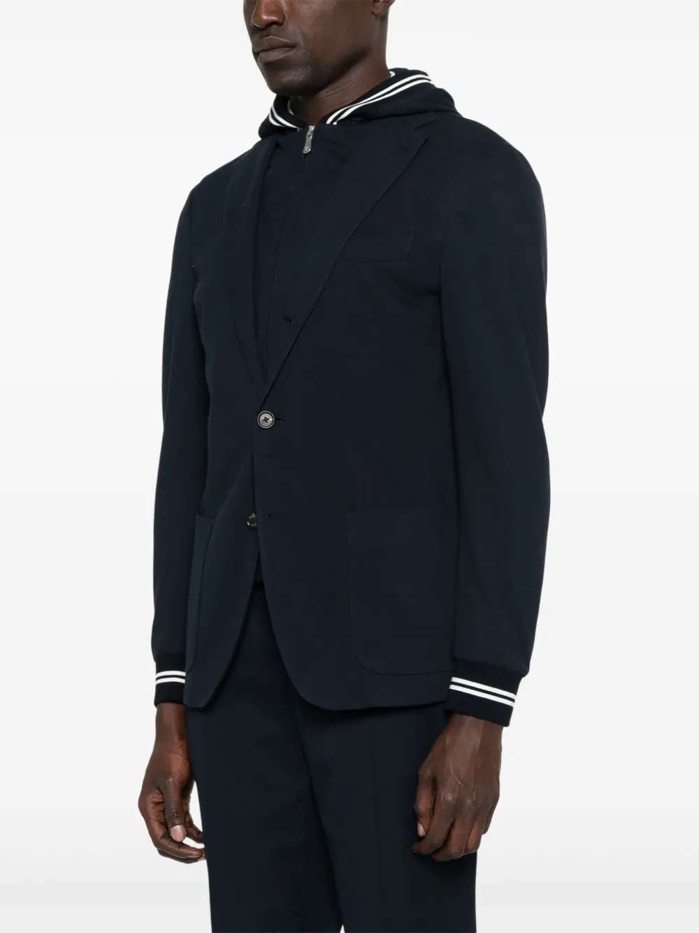 Eleventy Blazer met gelaagd effect Blauw