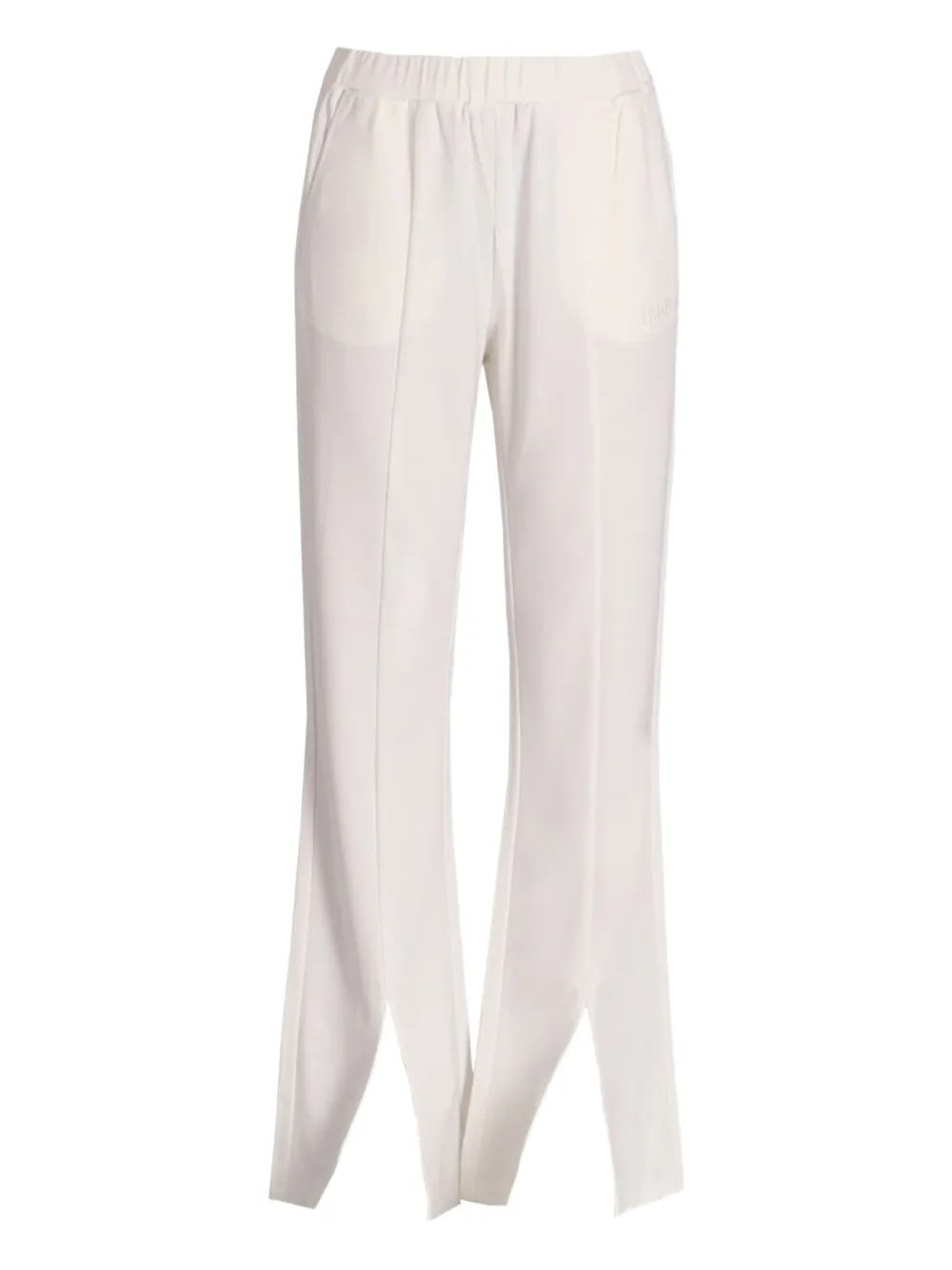 LIU JO Broek verfraaid met split Wit