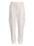 LIU JO cargo-pocket track pants - White