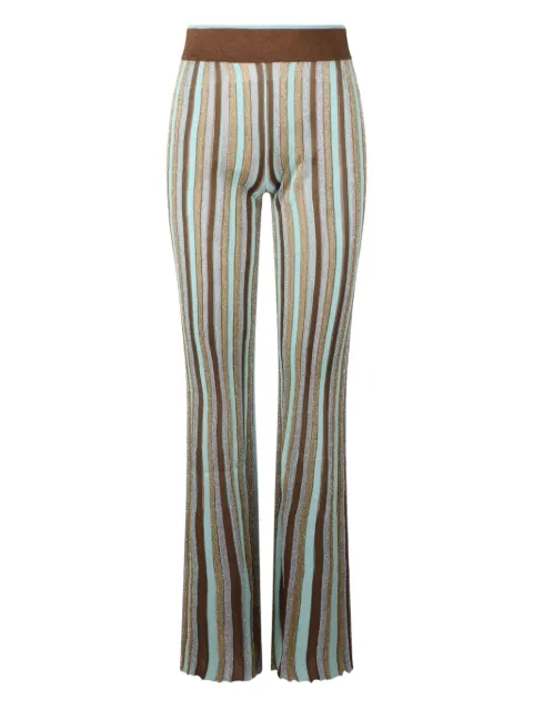 Circus Hotel striped flared trousers