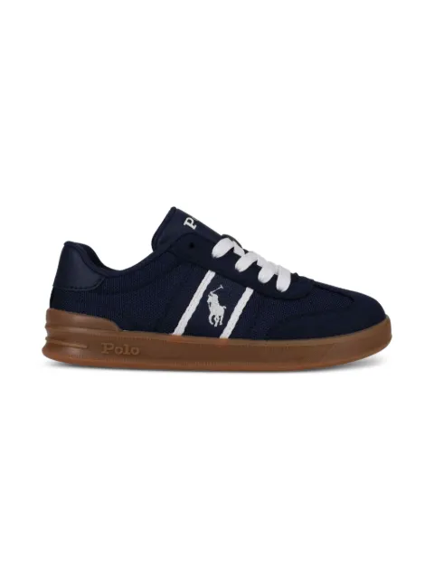 POLO RALPH LAUREN KIDS logo-embroidered sneakers