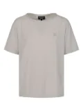 Emporio Armani logo-embroidered T-Shirt - Grey