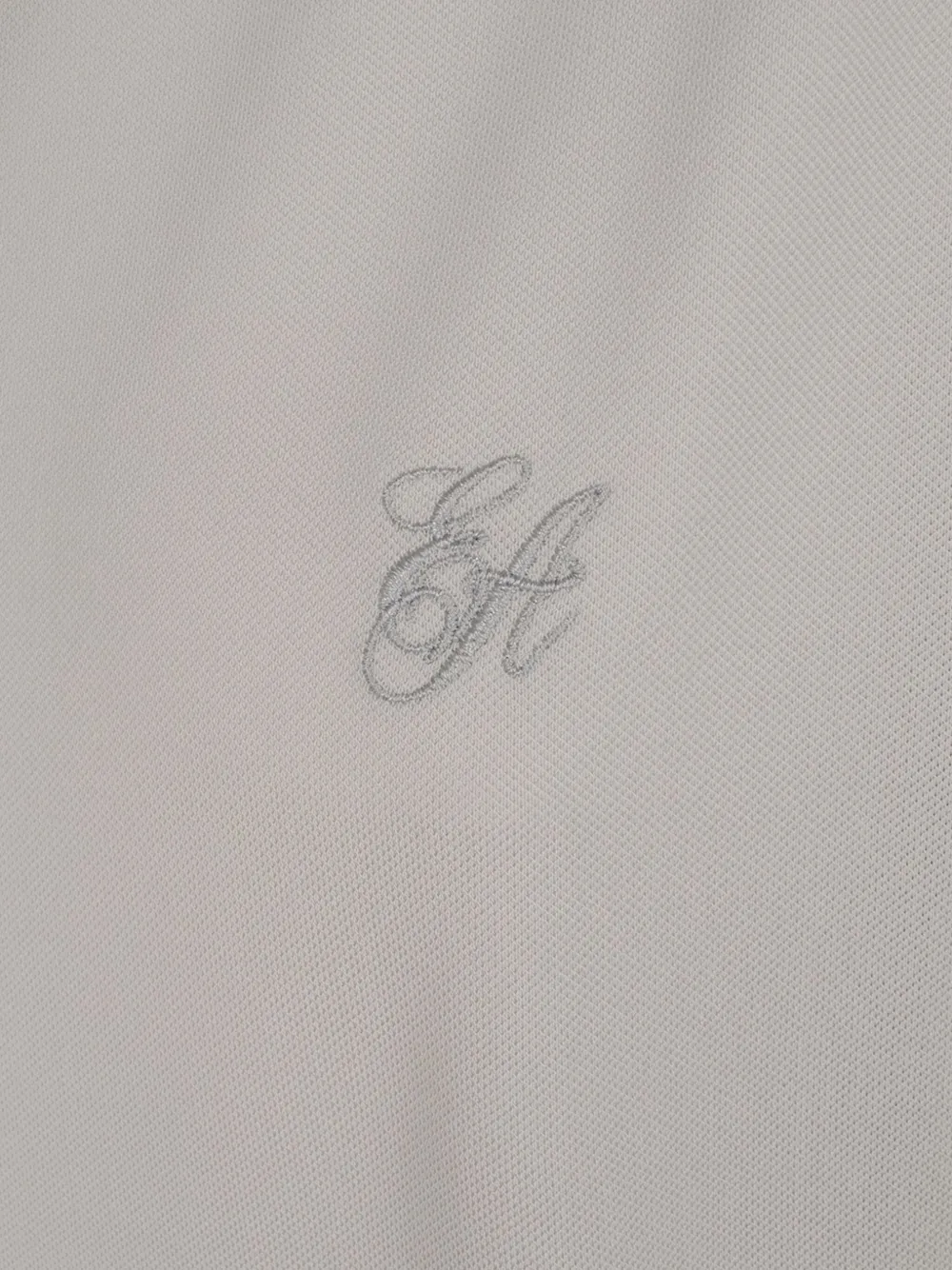 Emporio Armani T-shirt met geborduurd logo Grijs
