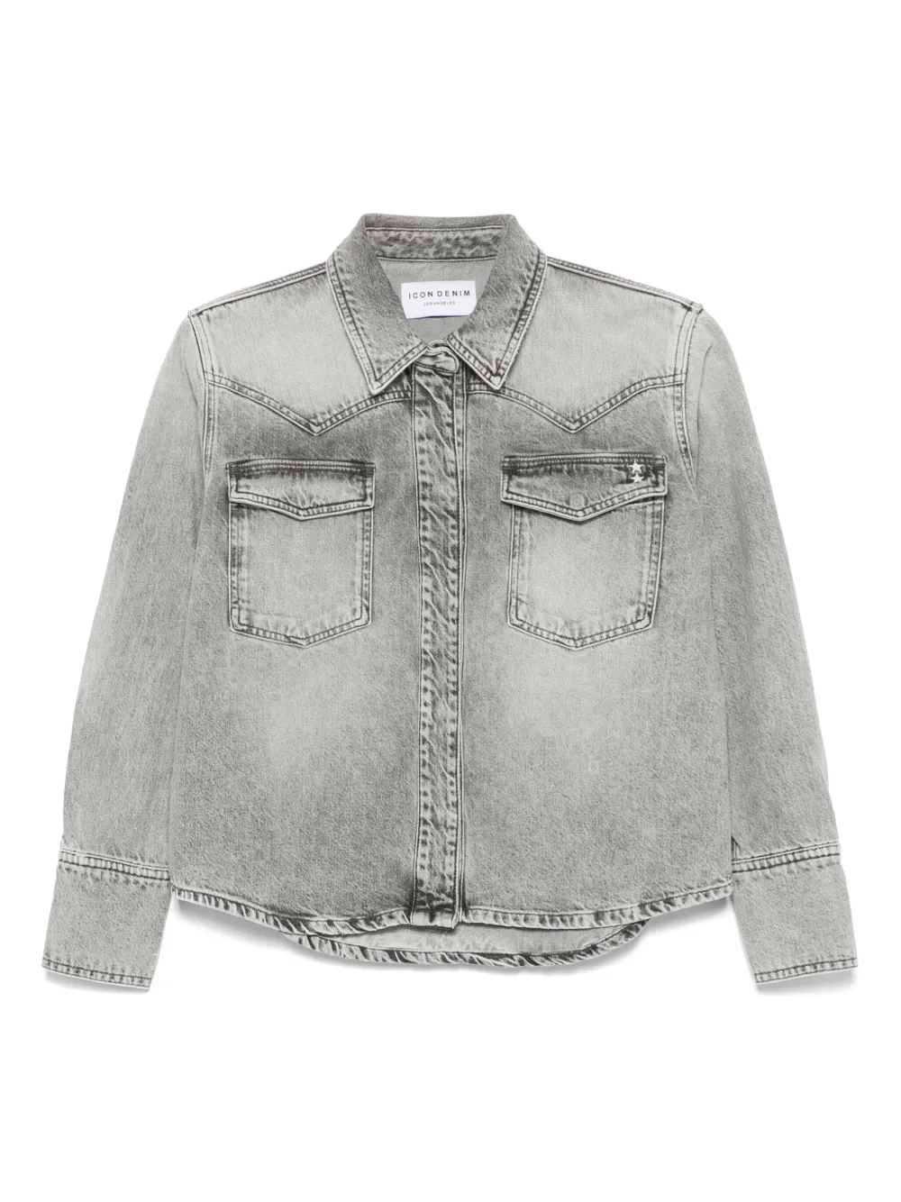 ICON DENIM Norah blouse Grijs
