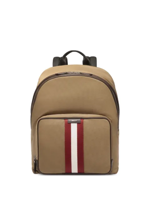 Bally Mavrick striped-panel backpack