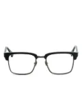 Matsuda square-frame glasses - Black