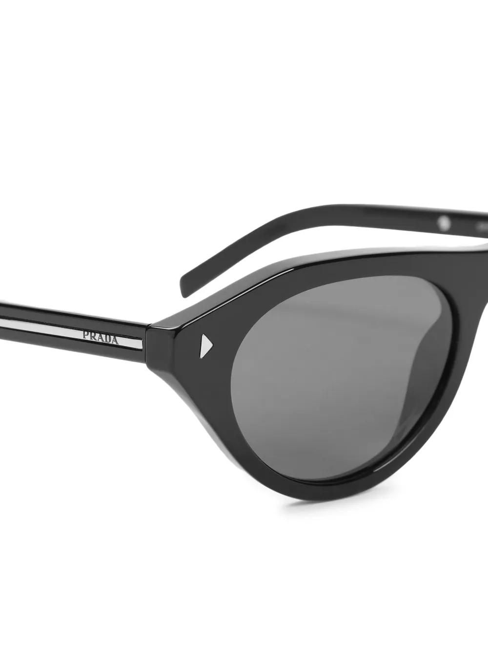 Prada Eyewear Zonnebril met cat-eye montuur Zwart