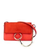Chloé Pre-Owned 2016 Small Leather Faye crossbody bag - Red