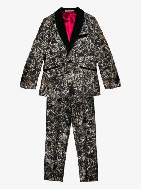ROMANO KIDS blazer con brocado floral