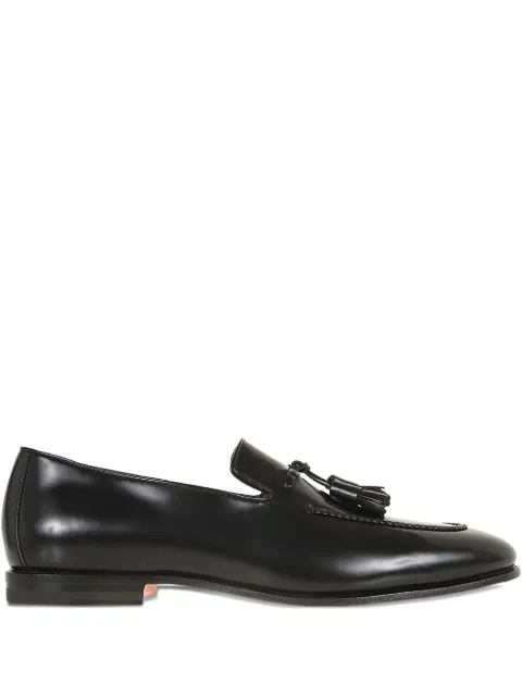 Santoni leather loafers 