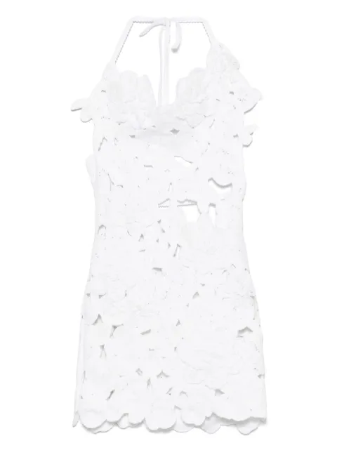 Blumarine vestido corto con diseño abierto