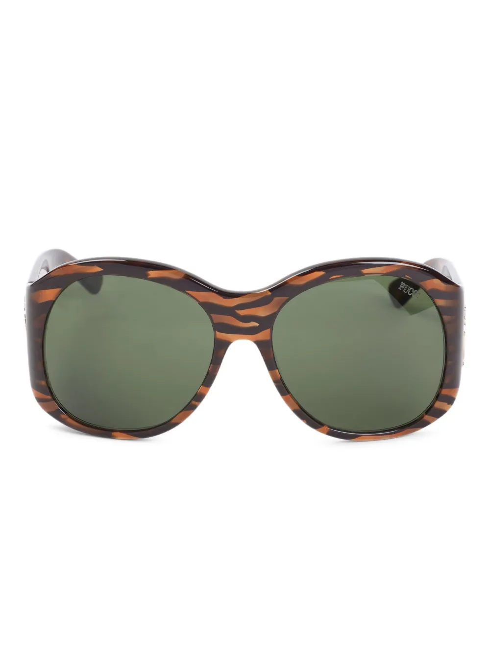 PUCCI tortoiseshell oversized sunglasses | Brown | Image 1