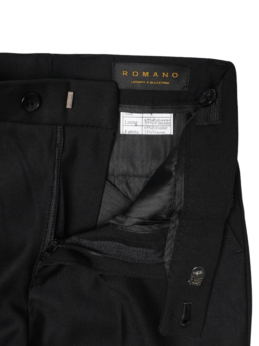 ROMANO KIDS Pak met fluwelen afwerking Zwart